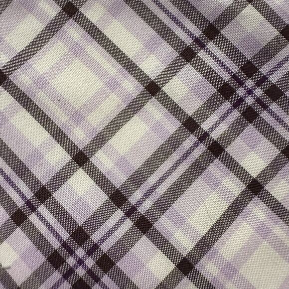 Express Necktie Lavender Purple Plaid Skinny Tie Mens 2.25” Wide MSRP $49.50 - Picture 8 of 10